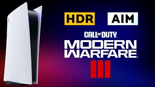 MW3 NEW Best PS5 Settings Footsteps – Controller  HDR Vs SDR [upl. by Ninos]