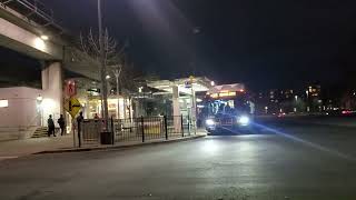 Translink Bus Departing At ScottRoad Station TransLink [upl. by Olfe]