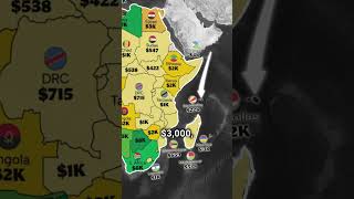 Africas GDP Map Wealth Gaps Explained [upl. by Neeka991]