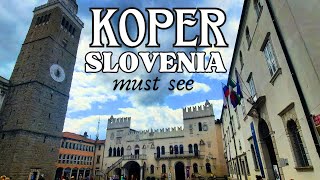 The old town of Koper  Slovenia  Its worth coming here [upl. by Nimajeb989]