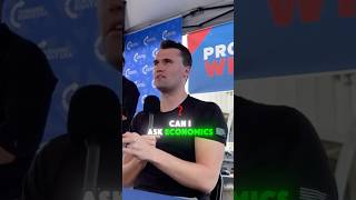 Why COLLEGE is a “SCAM”⁉️✅❌ charliekirk debate [upl. by Franckot]