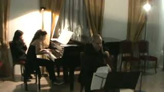 GRIEG SONATA op36 LUCA PACCAGNELLA cello HAJNALKA GABOR piano VILLA GIGLIOLI XVI° s PO RIVER [upl. by Solana]