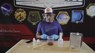 Fiberglassing for Beginners How to Mix Polyester Resin with Catalyst [upl. by Adirem690]