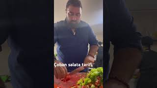 ÇOBAN SALATA TARİFİ yemek chef yemektarifleri kebap food fyp repost cooking masterchef et [upl. by Lexerd]