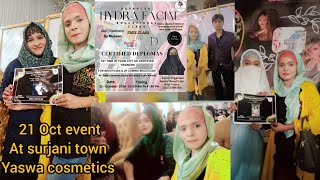 21 actober event hydra class miss Huma by glamour beauty salon yaswa cosmetics [upl. by Salguod267]