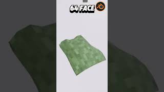 3D Minecraft Cloth Simulation in Blender 3D🔥 clothsimulation 3d minecraft blender3d [upl. by Dihsar652]