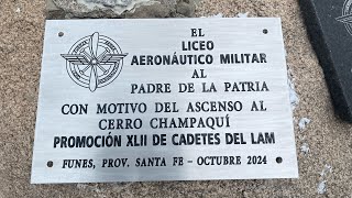 cerro champaquí 2024  promocion XLII  liceo aeronautico militar [upl. by Fineberg90]