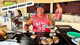 Local market food tour in RAROTONGA COOK ISLANDS [upl. by Socin]