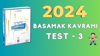 2024  345 TYT MATEMATİK SORU BANKASI ÇÖZÜMLERİ  BASAMAK KAVRAMI  TEST 3 [upl. by Oremodlab8]