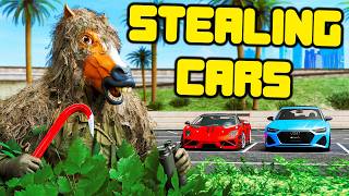 Using Ghillie Suits To Steal Cars In GTA 5 RP [upl. by Eanom885]