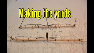 HMS Endeavour  part 43 Making The Yards [upl. by Aroda]