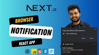 How to Implement Browser Notifications in React and Nextjs  Nextjs Tutorial  Bug Ninza [upl. by Nasia]