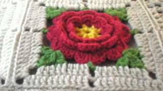 TampP  Red Roses in the Desert  Sorry I have NO pattern just match the colours [upl. by Scarrow]