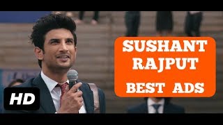 Sushant Singh Rajput Best Ads  Sushant Singh Rajput TV Ads  Sushant Singh Rajput Latest Ads [upl. by Atnomed]