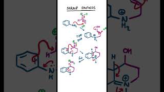 Skraup Synthesis chemistry organicchemistry [upl. by Rostand]