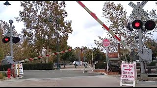 Vintage railroadcrossing In Poway CA Old Poway Park [upl. by Margaretha]