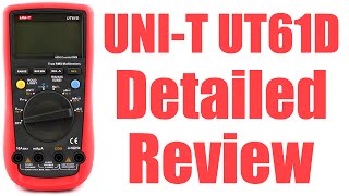 UniT UT61D Multimeter Detailed Review  0092 [upl. by Hallie]