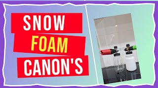 Comparing snow foam cannons [upl. by Dickie]