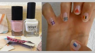 ♡ DIY  Stickers pour les ongles fait maison ♡ Céline [upl. by Edialeda]