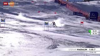 Stefan Hadalin Giant Slalom 2nd Run Sölden 2122 [upl. by Eselrahc]