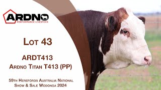 Lot 43 Ardno Titan T413 PP [upl. by Etti]