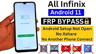 All Infinix Android 11 FRP BYPASS ✅  2024 New Method  Infinix Android 11 Google Account Bypass [upl. by Nytsirc957]