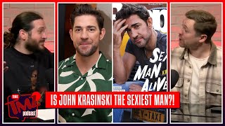 SHOCKER John Krasinski Named Sexiest Man Alive  The TMZ Podcast [upl. by Amitie]