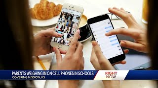 Another Johnson County Kansas school district considers cellphone ban in classrooms [upl. by Suirad]