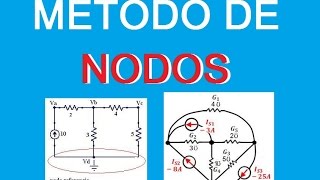 Tutorial Explicacion Método de Nodos Ejercicios resueltos Circuitos Electricos [upl. by Euqinu]