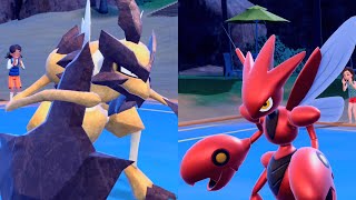 Pokémon Scarlet amp Violet Scizor Vs Kleavor quotBattle Scissor Razor amp Axequot  StellarsStats [upl. by Oag]