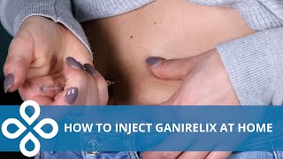 Ganirelix Acetate Injection Home Demonstration [upl. by Gerbold]