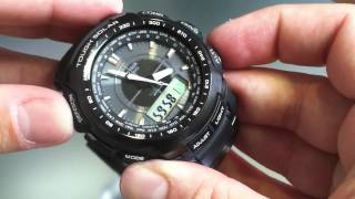 Casio Pathfinder Protrek Solar Atomic Watch PRW51001 [upl. by Mcarthur]