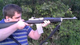 SHOOTING THE MINI 14 RANCH RIFLE 223 SHTF PREPPING [upl. by Rooney684]