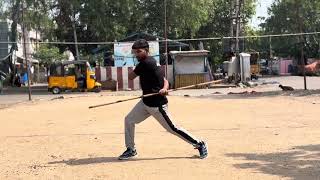 Basic Alangara Padam Simple and Easy Steps single Stick Silambam [upl. by Iadahs468]