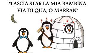 IL PINGUINO INNAMORATO  Trio Lescano  creato da Rossana Ruffini canzone per bambini [upl. by Kippy]