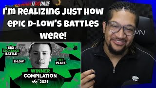 Reaction to Dlow  Winners Compilation  SBX KICKBACK BATTLE 2021 [upl. by Eido]