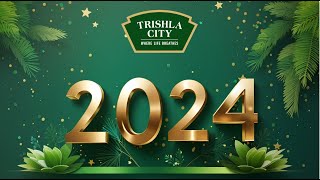 New year 2024 Celebration in Trishla City Zirakpur  Residents experiencing resort lifestyle living [upl. by Ennaecarg]