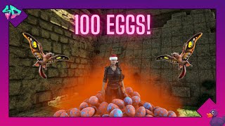 Hatching 100 Sino Eggs Lost Island Ep 7  Ark Survival Evolved [upl. by Arata]