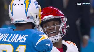 INSANE ENDING Game Winner Chiefs vs Chargers [upl. by Assirrem369]