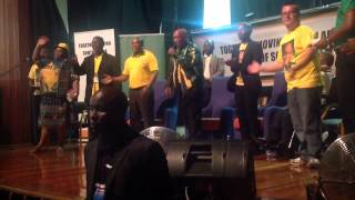 Jacob Zuma singing at NMMU [upl. by Lalad229]