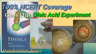 Estimation Of Molecular Size Of Oleic Acid  Units and Measurements  Part 3 [upl. by Airdnaid]