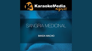 Sangria Medicinal Karaoke Version In The Style Of Banda Macho [upl. by Aketahs432]