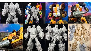 transformers G1 combiners revealed at tfcon Mp scale Abominus amp new computron too Nosecone images [upl. by Halet]