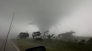 INSIDE A TORNADO in Dominator 3 southeast of Loco Oklahoma WOW [upl. by Teak247]