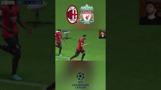 LoftusCheek opens the score  AC Milan V Liverpool FC24 shorts UCL [upl. by Mahda]