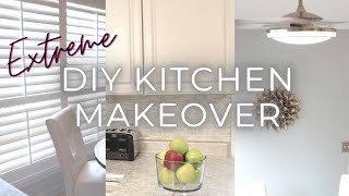 HOW TO DIY AN EXTREME KITCHEN MAKEOVER ON A BUDGET BEFORE amp AFTER [upl. by Jimmie896]