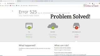 How to Remove Cloudflare Error 525 SSL Handshake failed  100 Working  Hostinger  Cloudflare [upl. by Kolva840]