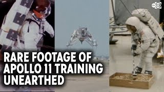 Rare footage of Apollo 11 crew training unearthed [upl. by Ardyaf335]