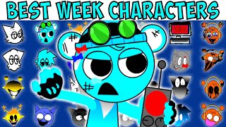 ALL BEST WEEK CHARACTERS  FNF Character Test  Gameplay VS Playground [upl. by Danyette]