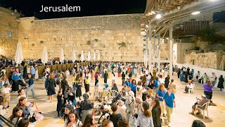 Jerusalem at Night Happy Jewish New Year 5785 🍯🍎 [upl. by Marybeth]